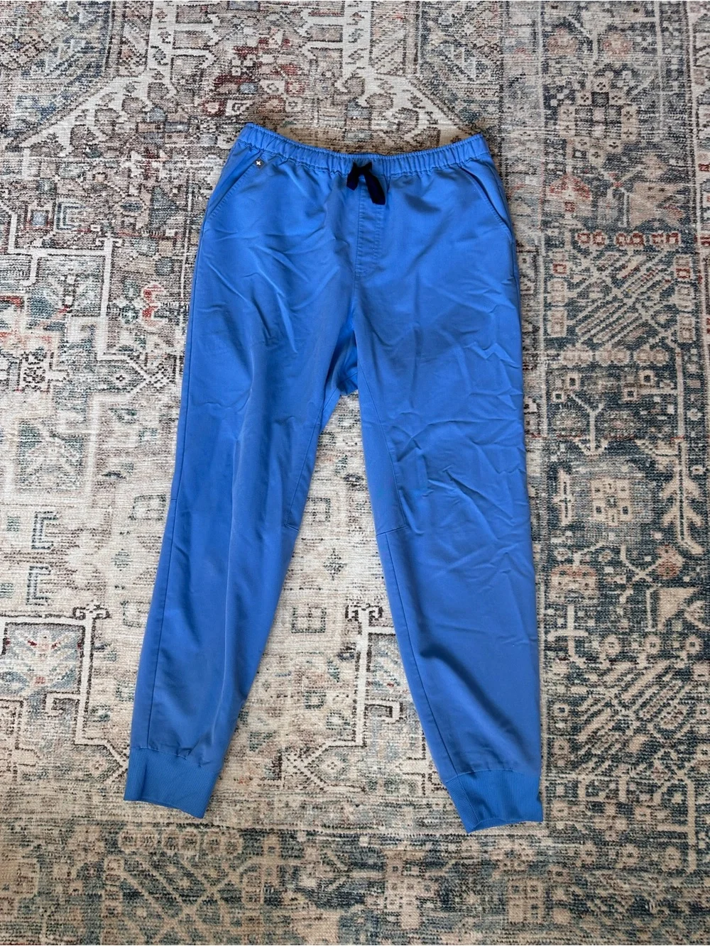 Figs Men's Blue Jogger Pants - Medium